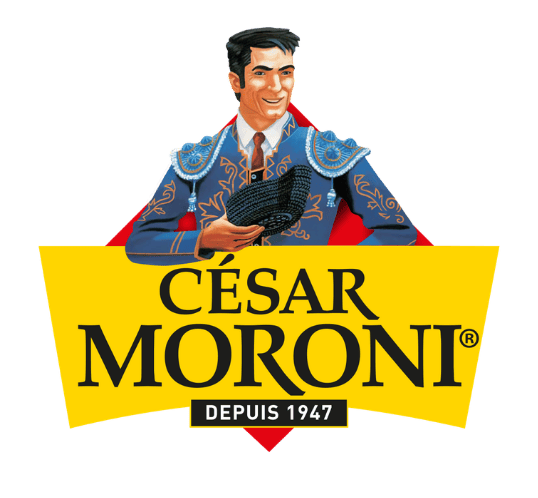 César Moroni® logo with “Since 1947,” highlighting brand identity and its long-standing heritage.